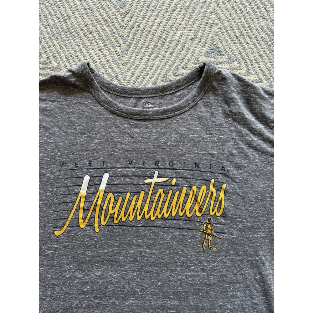 Knights Apparel West Virginia Mountaineers T-Shirt - Grey - XL - Picture 2 of 4